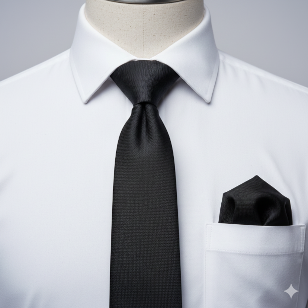 Black Standard Necktie